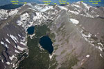 Upper and Lower Brush Lakes - summer