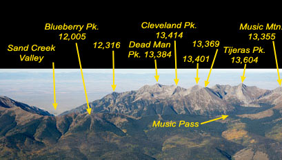 Sand Creek Valley & Music Pass