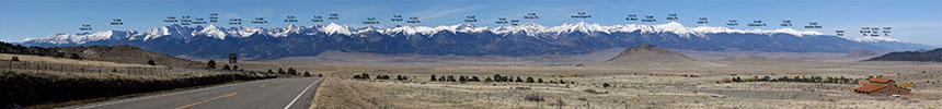 Sangre de Cristo range