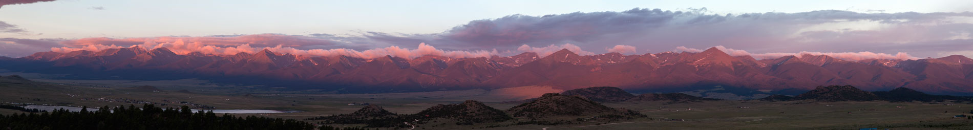 Wet Mountains Valley at Sunrise