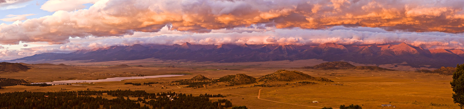 Wet Mountains Valley at Sunrise